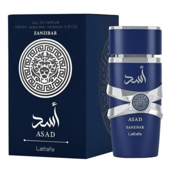 Lattafa Asad Zanzibar Fresh Spicy Vanilla Coconut Eau De Parfum